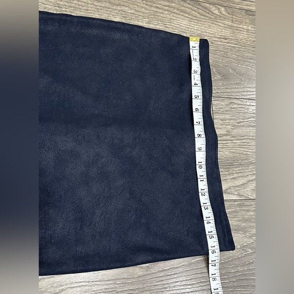 ✨ Dark Teal Moleskin Stretch Straight Skirt – Size 40 (New Without Tags) ✨ - Picture 3 of 11